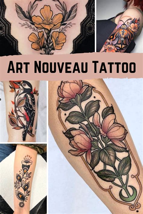 3 Ideas For Arts Nouveau Tattoos Tattoo Glee