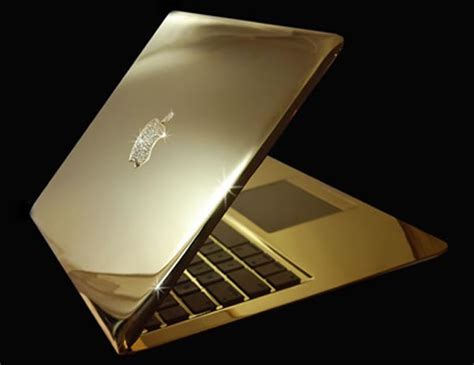 The Macbook Air Now Available In A 24 Carat Gold Supreme Fire Edition