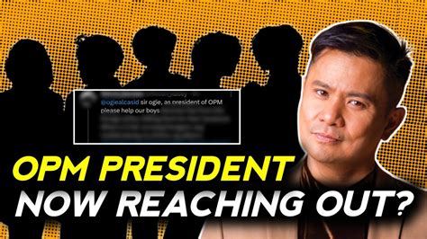 This Issue Is Getting Bigger Mr Alcasid Now Reaching Out Youtube