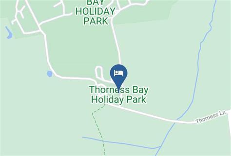 Thorness Bay Holiday Park Karte Isle Of Wight England