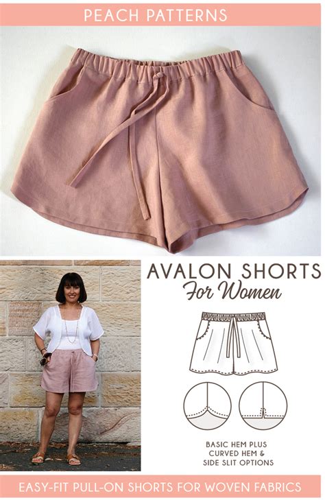 Elastic Waist Shorts Sewing Pattern Noumantitas