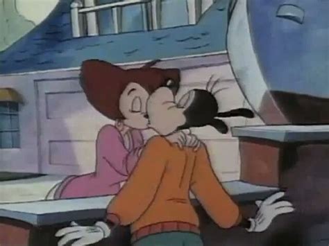 Peg Kissing Goofy Goof Troop Goofy Disney