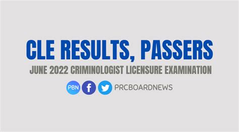 Cle Result June Criminology Board Exam List Of Passers