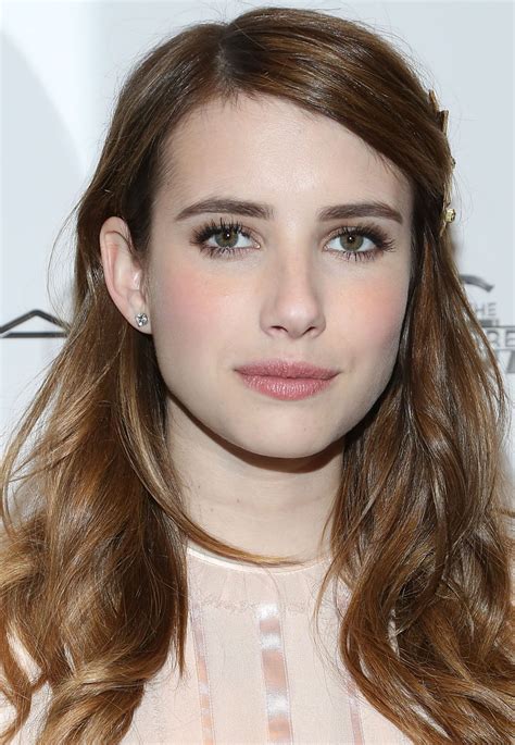 a summery makeup idea for pale skin i know which shades emma roberts used here glamour
