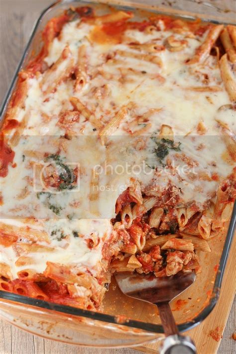 Turkey And Kale Whole Wheat Pasta Bake Once Upon A Cutting Board