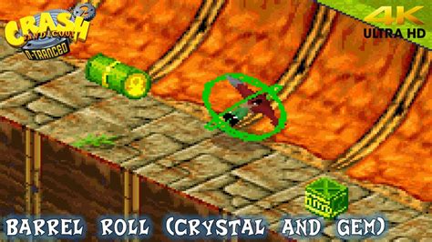 Crash Bandicoot 2 N Tranced Barrel Roll Crystal And Gem Walkthrough