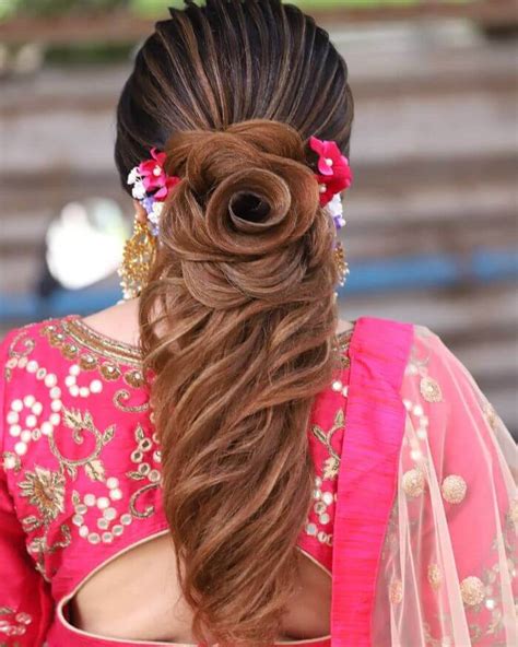 Easy Hairstyles For Long Hair For Indian Wedding Bhe