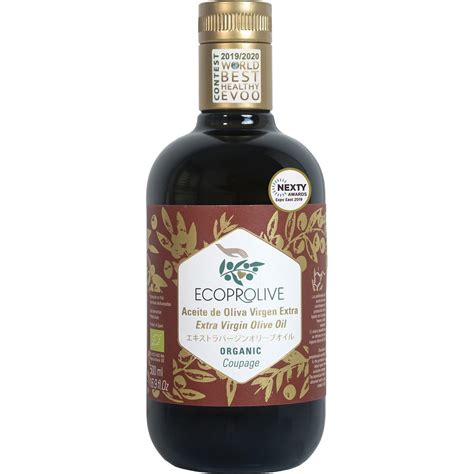 comprar aceite de oliva virgen extra coupage ecológico botella 500 ml · ecoprolive