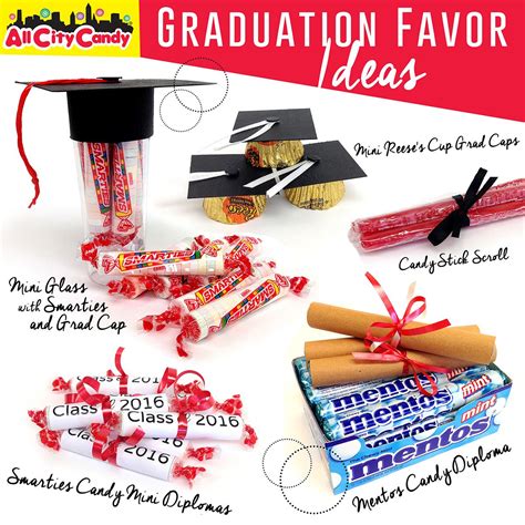 Clever Graduation Party Favor Ideas Using Candy Graduation Party