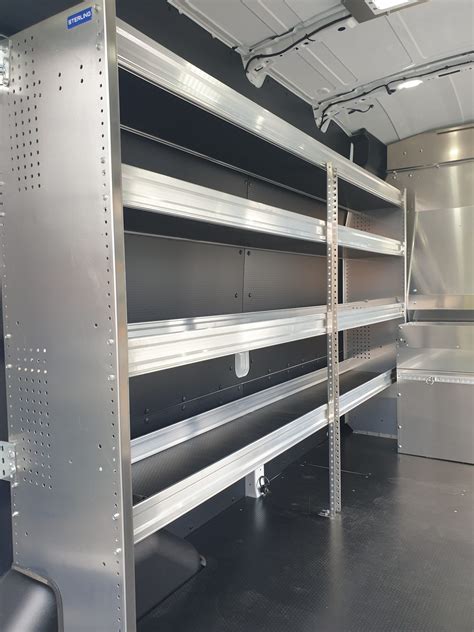 60w High Roof Shelving Unit Ranger Aluminum Van Shelving