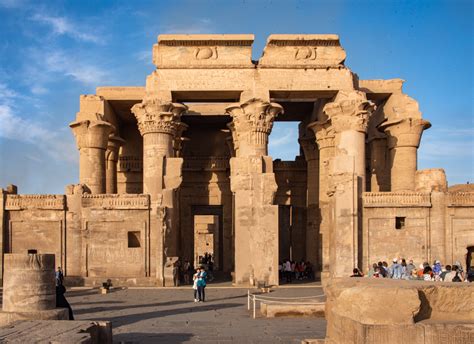 Kom Ombo Temple Kom Ombo Egypt Photograph 2 The Double Entrance To Kom Ombo Temple Where