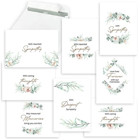 Sympathy Cards With Envelopes 24 Sympathy Cards Pre Scored And Double