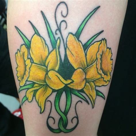 Daffodil Forearm Piece By Chris Wilson At Lucky 13 In Richmond Va