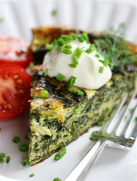 How To Make Crustless Spinach And Feta Quiche The Fed Up Foodie