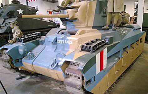 Surviving Matilda Ii British Infantry Tank A12 Called Defiance At The