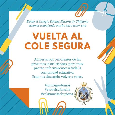 Vuelta a españa 2021 date: CURSO 2020-2021: Vuelta al cole - Colegio Divina Pastora
