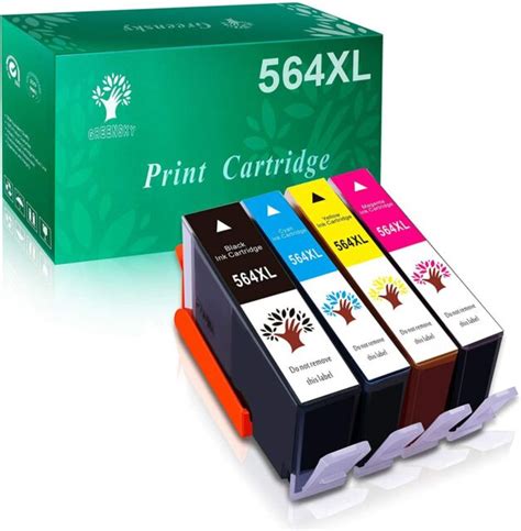 4 Pack New Gen Ink Cartridge For Hp 564xl 564 Xl Photosmart 7510 7520