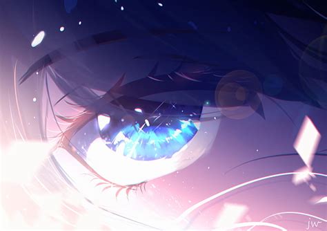 Anime Eye Close Up Blue Eye Shiny Anime Hd Wallpaper Peakpx