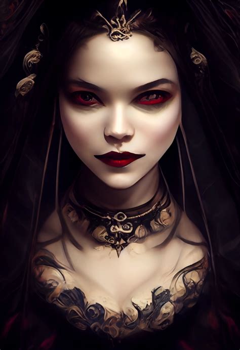 Beautiful Vampire Queen Of The Damned Lightnings Of Midjourney Openart