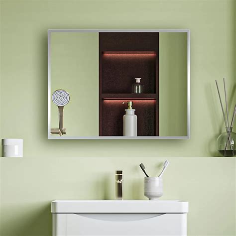 450x600mm Rectangular Mirror Frameless Wall Mounted Vertical Horizontal Full Length Bathroom