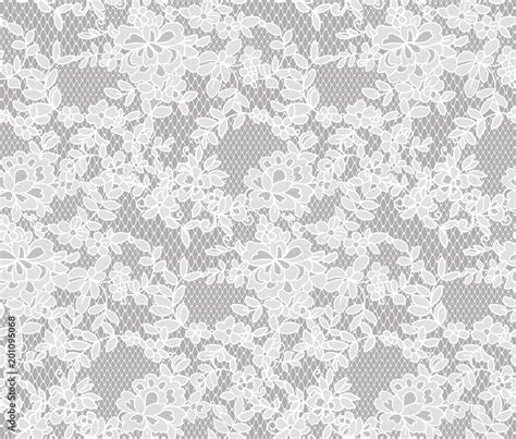 Seamless Floral Lace Pattern Vector Illustration Stock Vector Adobe