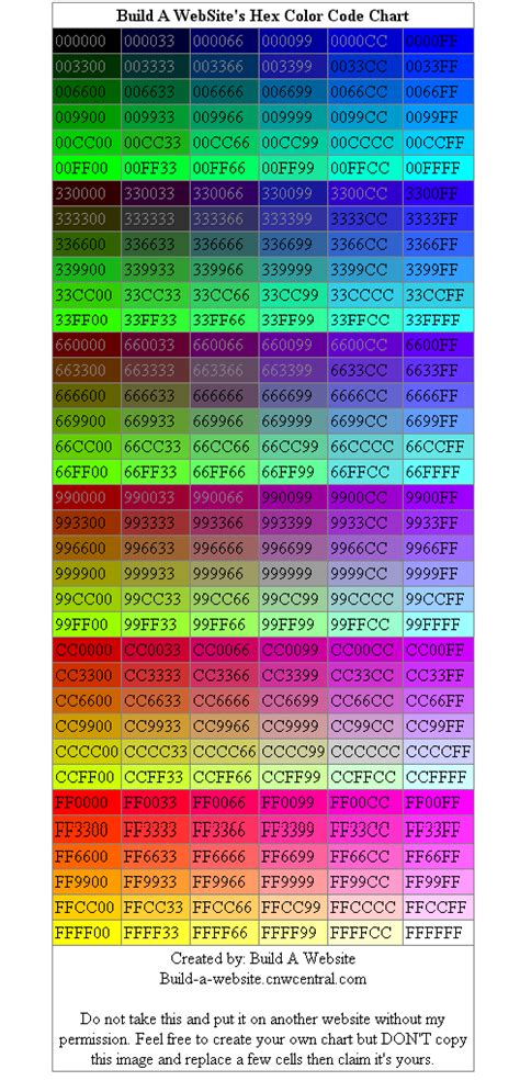 Color hex code