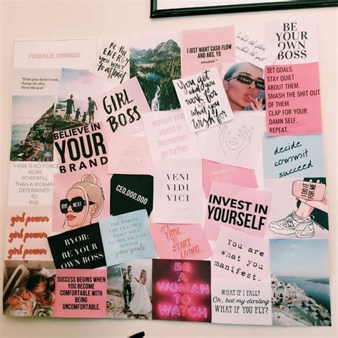 Vision Board 🔮 Creative Vision Boards Vision Board Examples Vision