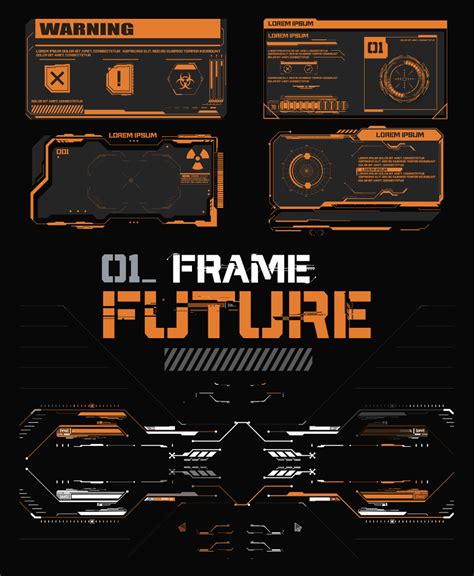 Futuristic Frames Callouts For User Menu Interfacehud On Behance Game