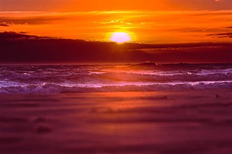 Sunset Sea Beach Free Photo On Pixabay Pixabay