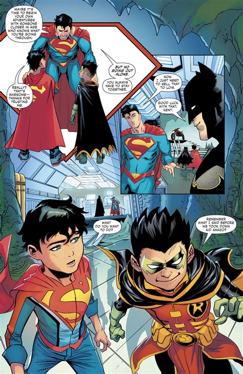 Super Sons Superhero Comic Batman And Superman Dc Superheroes