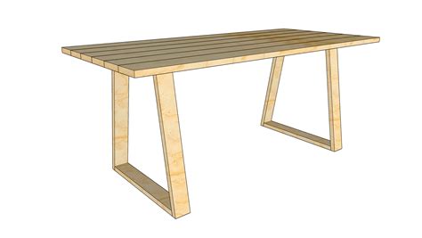 DIY Modern Dining Table Plans : Woodbrew in 2020 | Modern dining table, Dining table, Modern dining