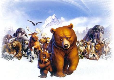 A giant bear with black fur and red eyes, it does not tolerate intruders or trespassers. Disney vs. Nature #1: Brother Bear - Disneyfied, or Disney ...