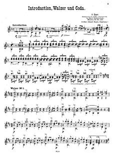 Use these royalty free logo intro music. Introduction, Waltz and Coda by A. Darr - sheet music on MusicaNeo