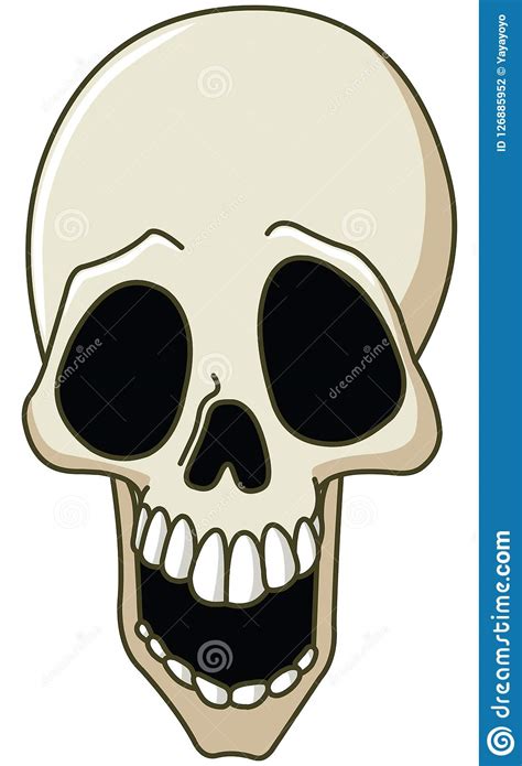 Vector Skull With Evil Laugh 78046063