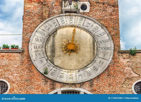 Clocktower De San Giacomo Di Rialto Church Venecia Italia Fotografía