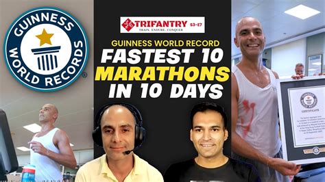 Fastest 10 Marathons In 10 Days Guinness World Record Mayank Vaid