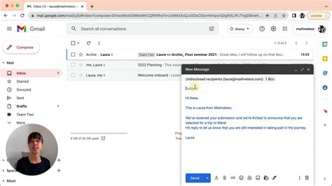 How Do I Send Emails To Undisclosed Recipients In Gmail Youtube