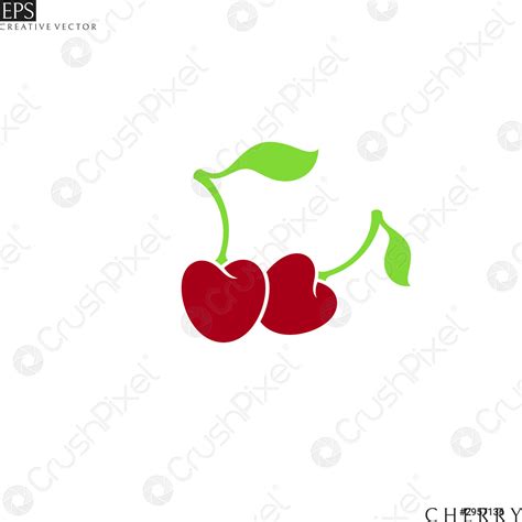 Ilustración Vectorial Cherry Vector De Stock 2957136 Crushpixel