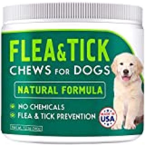 Chewable Flea And Tick Treats For Dogs Made In Usa Flea And Tick