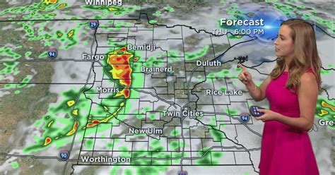 Rounds Of Possibly Severe Storms On The Way Cbs Minnesota