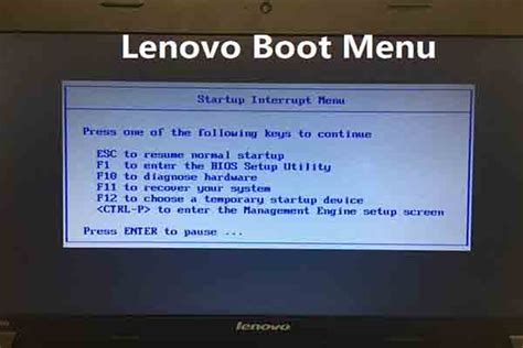 How To Enter Lenovo Boot Menu And How To Boot Lenovo Computer