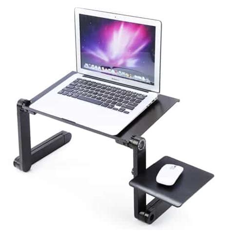 It's equipped with 2 adjustable tops hiding pen compartments and a cooling fan, a mousepad, 4 usb an elegant portable laptop table for using e.g. Multifunctional Laptop Table - 02545 - Supersavings