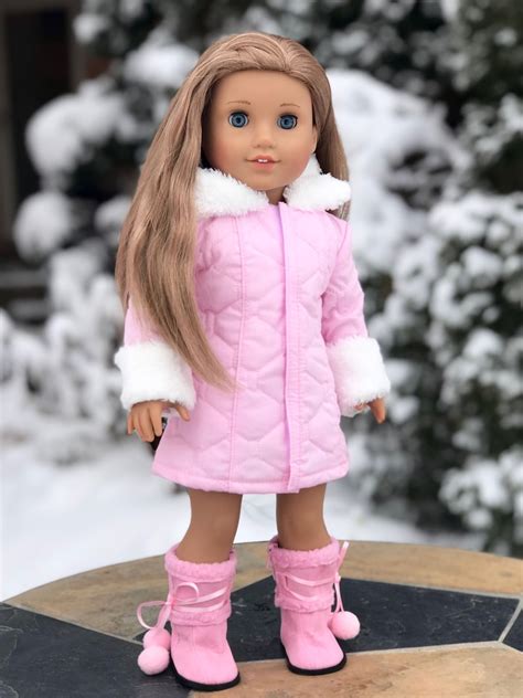 Cotton Candy Doll Clothes For 18 Inch Doll Pink Parka With Etsy