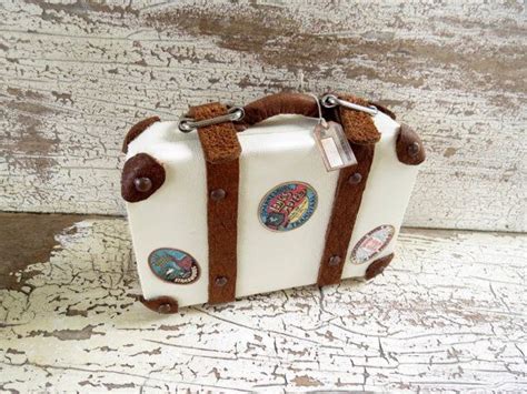 Miniature Luggage Suitcase Bag Olive Handmade Ts Miniatures Etsy