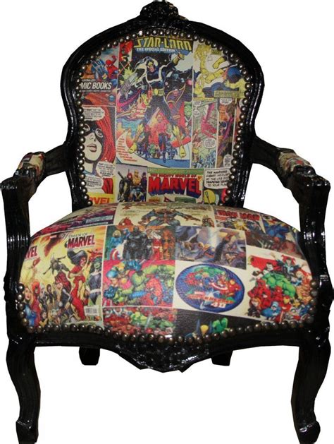 Ein samt stuhl barock sorgt für luxus im esszimmer. Cooler Barock Sessel für Marvel Comic Fans. Barock Kinder ...