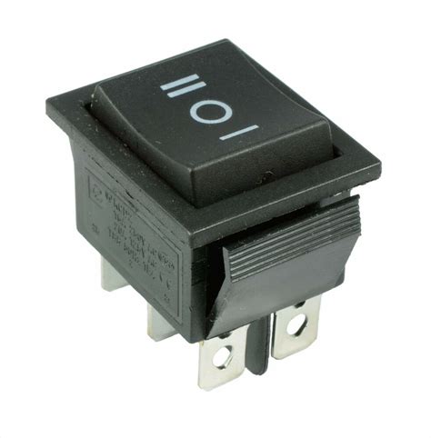 6 pin rocker switches is an electrical switch equipped with a spring button. (On)Off(On) Momentary Large Black Rectangle Rocker Switch ...