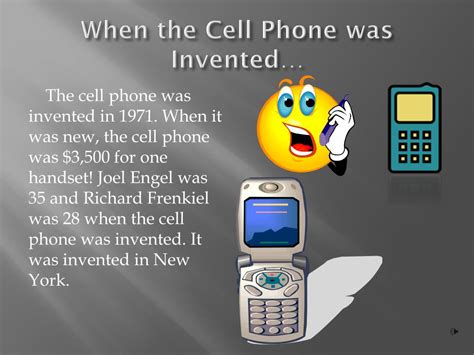 Ppt The Invention Of The Cell Phone Powerpoint Presentation Free