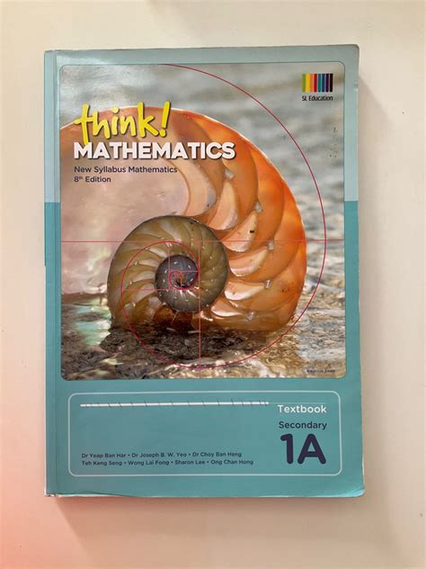 Think Mathematics Secondary Textbook 1a And 1b Hobbies And Toys Books