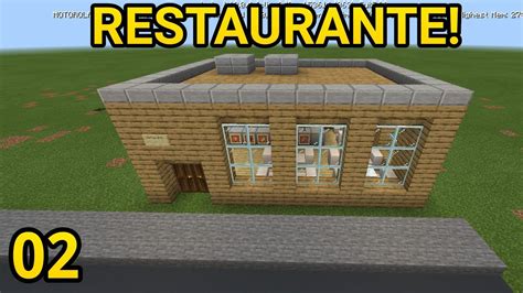 Cidade 2 Como Construir Um Restaurante Fácil No Minecraft Youtube