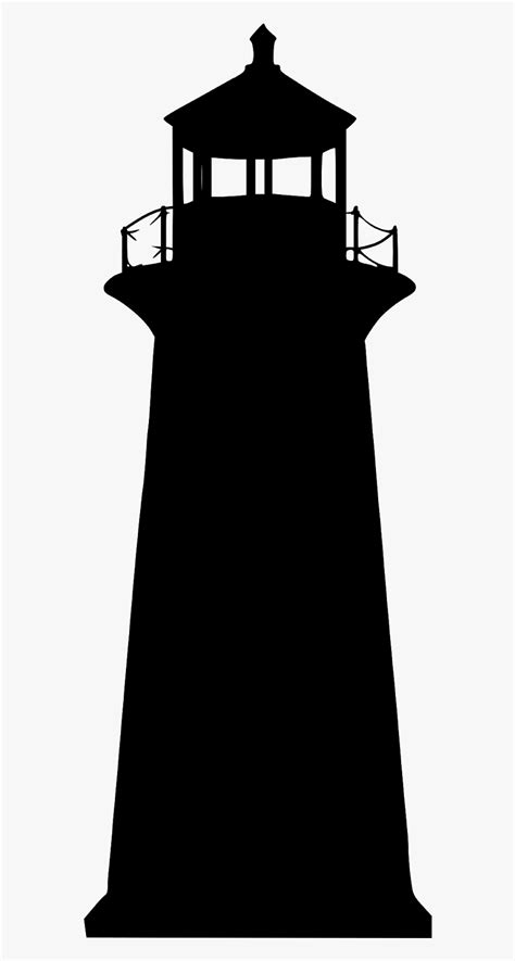 Lighthouse Building Silhouette Beach Direction Vector